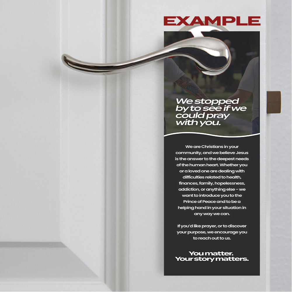 Custom Evangelism Door Hanger